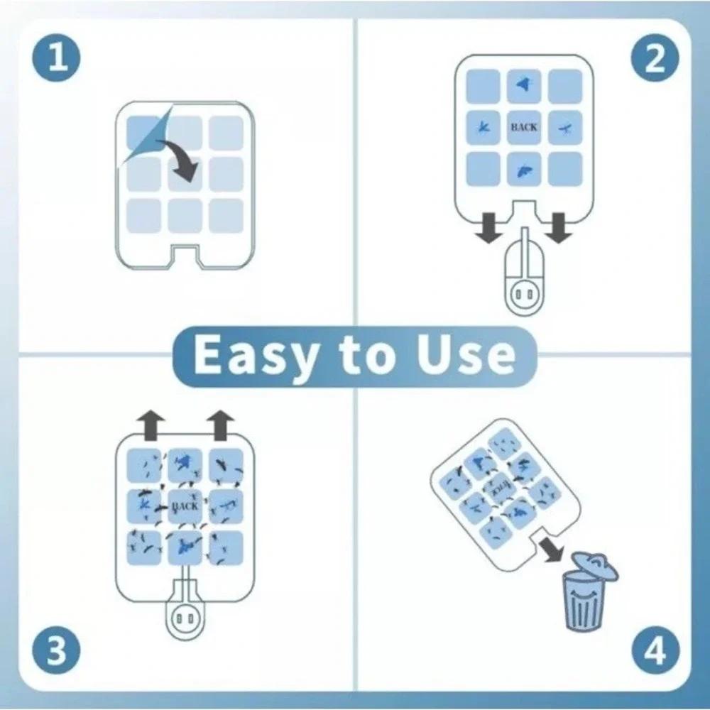 48 Pack Dynatrap DT3005W Dot Refills Glue Cards Safer Home SH502 Replacement